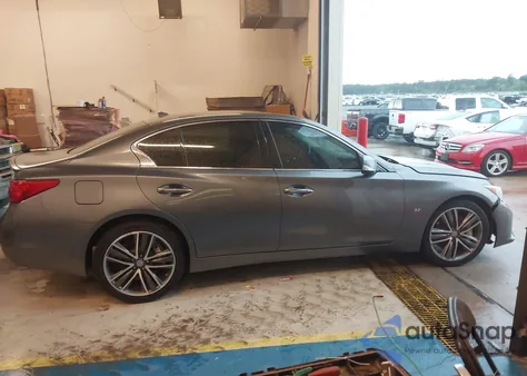 2014 Infiniti Q50 Sport из США, поврежденный, VIN JN1BV7AR7EM696486